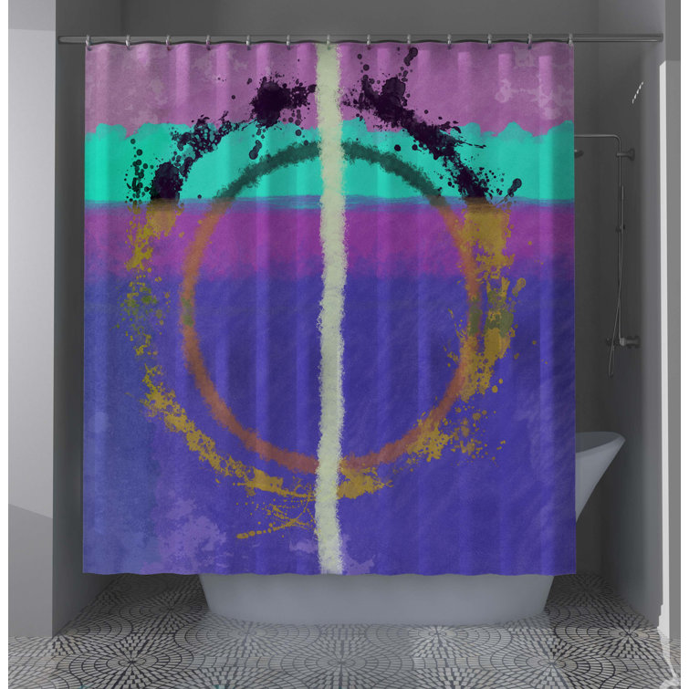 Bless international Kind Plum Shower Curtain Wayfair Canada